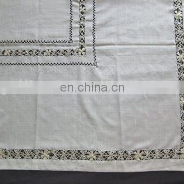 table cloth with hemstitch