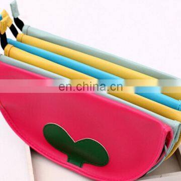 Creative good quality cartoon figure pu pencil bag