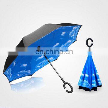 Double Layer Upside-Down Umbrella Inverted For Car