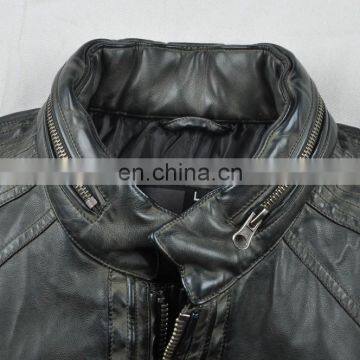 2015 Latest Fashion Hotsale Spring Handsome PU Leather Jacket for Men photo-4