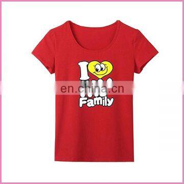 summer loose comfortable colorful fashion pictures printing girls T-shirt