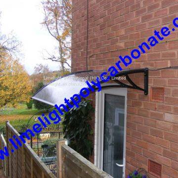 polycarbonate canopy, door awning, door canopy, door roof canopy, DIY canopy, PC canopy, DIY awning, window awning shed