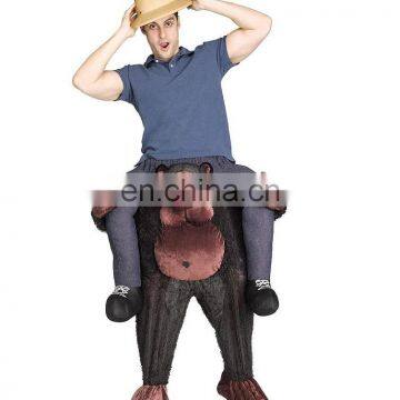 Funny Piggyback Ride On Pick Me Up Gorilla Costume