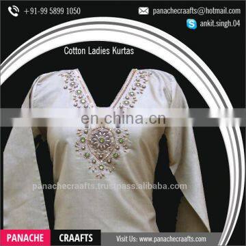 Wholesale Latest Fashion Embroidered Clothes Ladies Long Kurti Designs photo-5