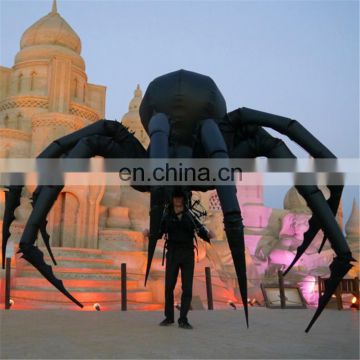 China Advertising giant outdoor inflatable spider halloween decoration for sale