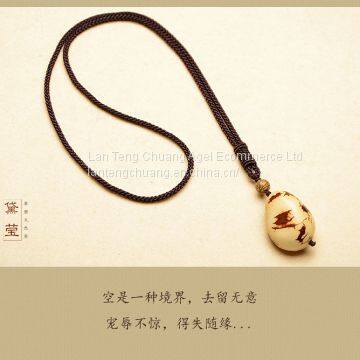 Original Vintage Pendant Pendant All-match Clothing Accessories Decor Sweater Chain Pendant Necklace Fashion Folk Style photo-2