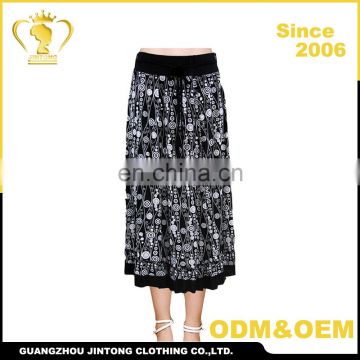 OEM 2016 plus size women print african skirt