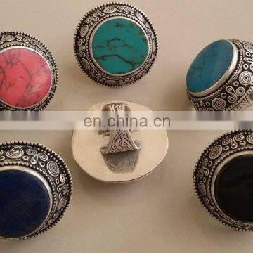 (KR-013) Turkman Rings, Kuchi Vintage Rings, Afghan Antique Jewellery, kuchi vintage jewellery, kuchi tribal jewellery