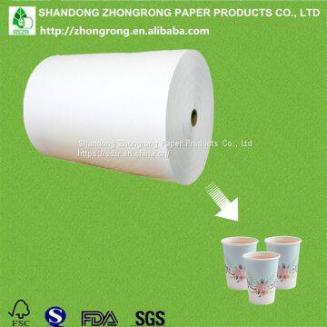 virgin wood pulp PE coated paper for cupstock