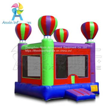 colorful outdoor inflatable balloon jumping bouncer for children play