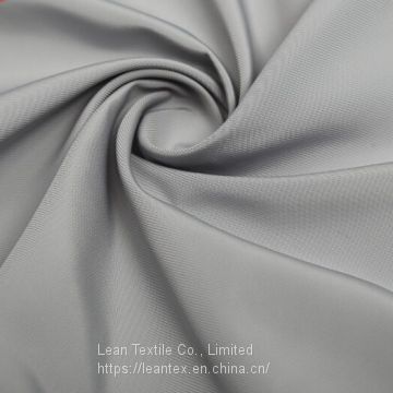 Polyester 75D Fake Memory Fabric Plain Dyed 105 gsm