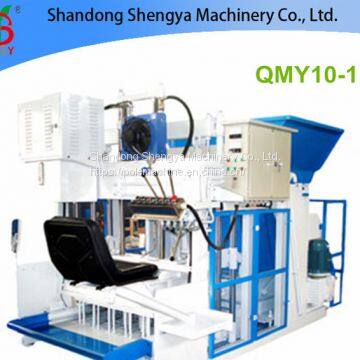 QMY10-15 Big production mobile hydralic concrete block making machine