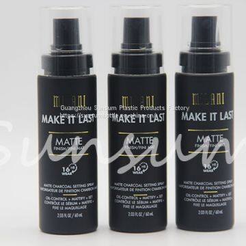 Black Frosted Guangzhou Manufacturer Lotion Pump Spray Bottle