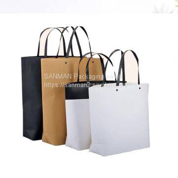 Hand paper packaging bag box