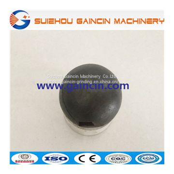 high alloyed forged milling balls, steel forged grinding balls,volumtric hardness HRC56 to 65 grinding balls