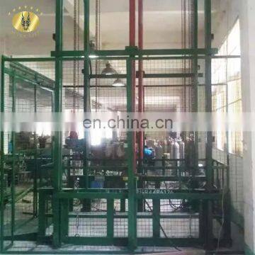 7LSJC Shandong SevenLift Guide Rail Vertical Conveyor Lift Platform Foshan photo-4