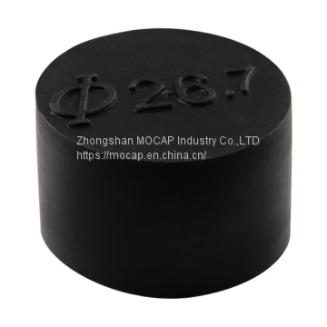50mm Black LDPE Plastic Cap for Steel Water Pipe Tubing