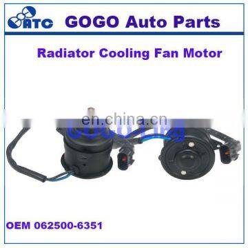 GOGO radiator cooling fan motor for Mitsubishi OEM 062500-6351 0625006351