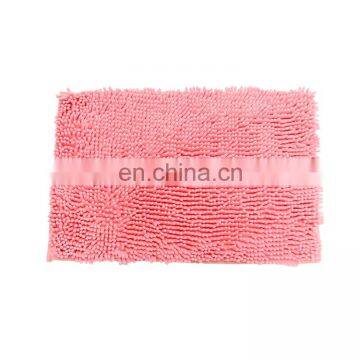 Wholesale Chenille Fabric Supper Soft Bath Kitchen Floor Mat