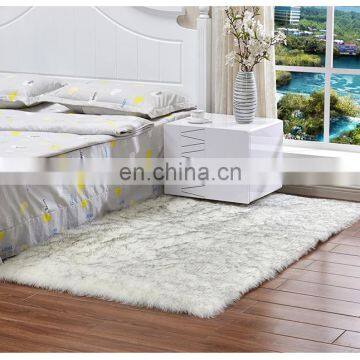 High Quality Colorful Faux Fur Sheepskin Carpet Rugs photo-5