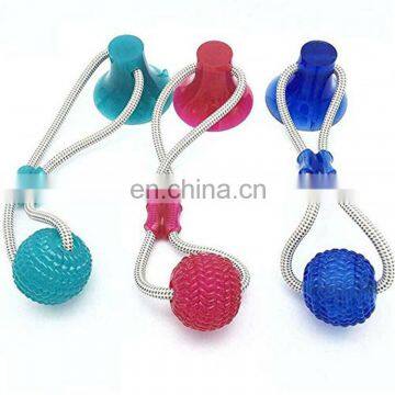 Interactive Chewing Biting Dog Toy Suction Cup Pet Molar Bite Ball Chew Toy photo-3