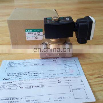 CKD Solenoid Valve ADK11-25A-04N-AC100V  Made In Japan for Manufacturing  Water Valve