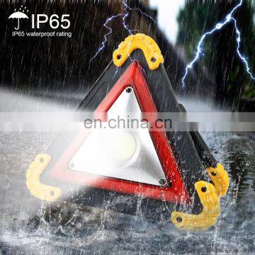 Portable Waterproof Triangle Road Hazard Traffic Warning Light For Car Safety photo-3