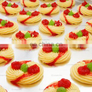 Three Colors Automatic Cookies Machine Cookies Production Line