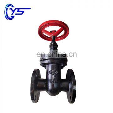 Double Disc Wedge Type DN50 DN100 Manual Gate Valve With Hand Wheel For Water