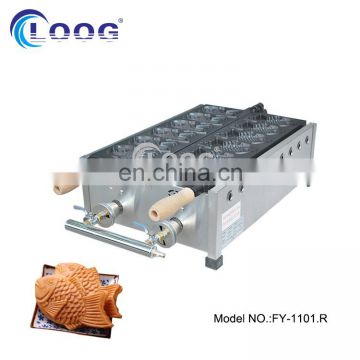 Best Professional Gas Taiyaki Maker Taiyaki Waffle Iron FY-1101.R For Sale WIth  CE