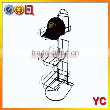 3-tier metal wire display stand for hat