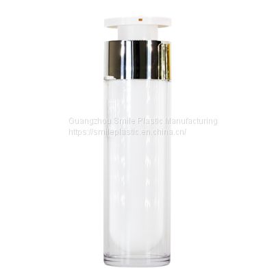 Guangzhou factory High quality 50ml serum airless bottle， purifyig eye gel airless bottle