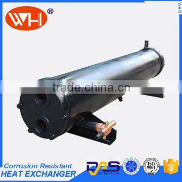 70KW WN series boat engine heat exchanger, sea water cooled shell and tube condenser