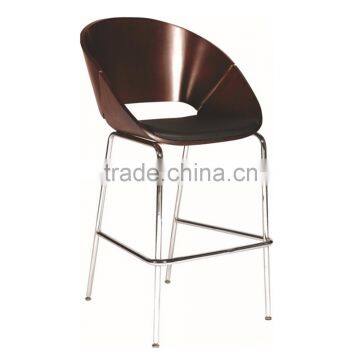 Wood Upholstered Bar Chair ,Modern Bar Chair ,Bar Chair With Metal Legs