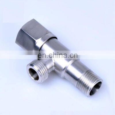 Top Quality ABS Handle Chrome Plated Iron Body Water Angle Stop Valve Faucet With Brass Core Iron Rod