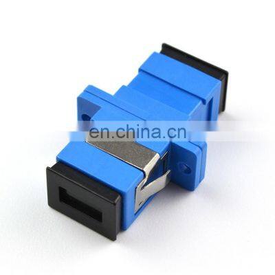 FTTH SC UPC Eared Optical Fiber Adapter Simplex Multi Mode Single mode Fiber Connector