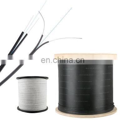 Fiber Optic 1 Core 1km 2km 3km Plywood Drum Ftth Drop Cable Single Mode Indoor Fiber Optic Cable