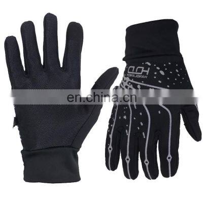 HANDLANDY Black Lightweight Winter Warm Cycling Gloves Outdoor Running Gloves Touch Screen Men's Other Sports Gloves