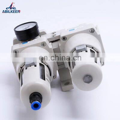 High Quality Combination FRL Units Wholesale High Quality Air Filter Regulator Air Lubricator Lubricator Combination FRL Units photo-2