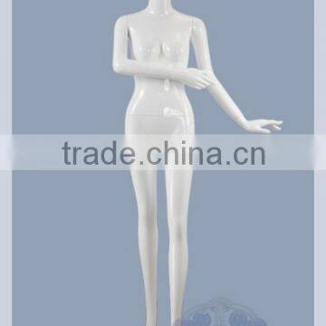 Fashion glossy white mannequin for clothing shop