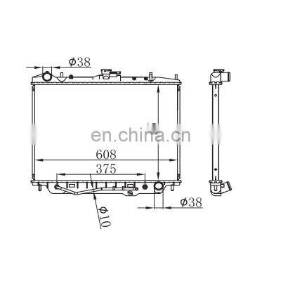 Car Radiator Cooling System for 99-98 HONDA PASSPORT/ISUZU AMIGO 3.2L 8524788110 photo-2