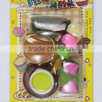 3d food shaped eraser,cake shaped eraser