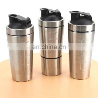 Best Grade GYM Stainless Steel Protein Shaker Bottle photo-3
