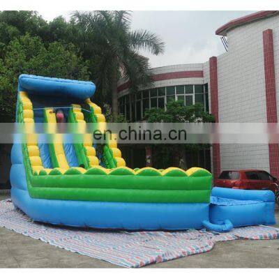 7.6x4.9x6.1m Inflatable bouncer amusement park water slides for kids and adults