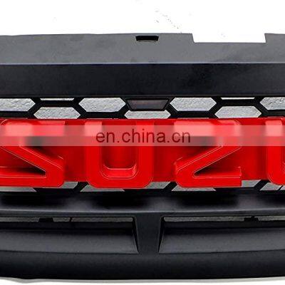 GELING REPLACEMENT GRILL WITH LED LIGHTS Black Completely Furnished Front Grille For ISUZU DMAX'2019 photo-2