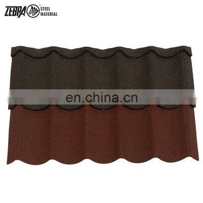 Metal Roof Sheets Colorful Stone Coated Super Roofing in Shandong Suppliers Apache Roofing Tiles photo-3