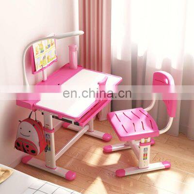 2021 Study Table for Kids Adjustable Height Smart Study Table Height Adjustable Desk Children Sitting Posture Correction photo-3