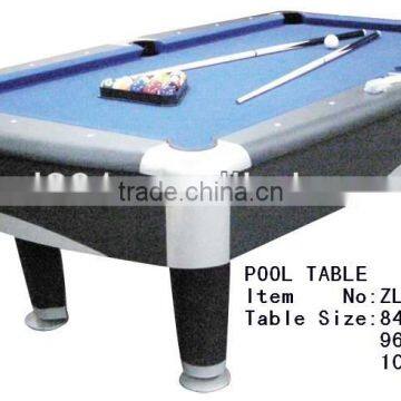 superior billiard table with slate