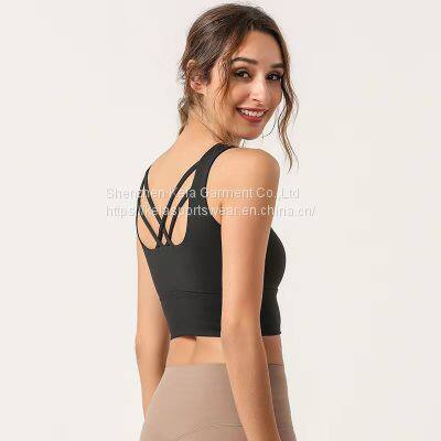 Summer Gym Yoga Wear Clothing Running Yoga Set High Impact Sport Bra Scrunch Butt Seamless Yoga Shorts Set