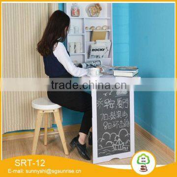Multifunction space-saving wall folding table